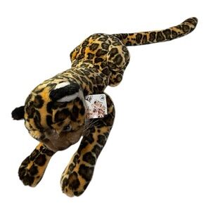 Vintage Leosco Collection Large Leopard Big Cat Plush –Dowman Imports – 31” RARE